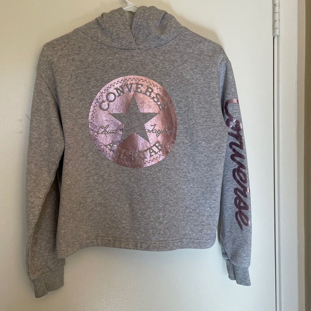 Converse cropped hooded sweatshirt